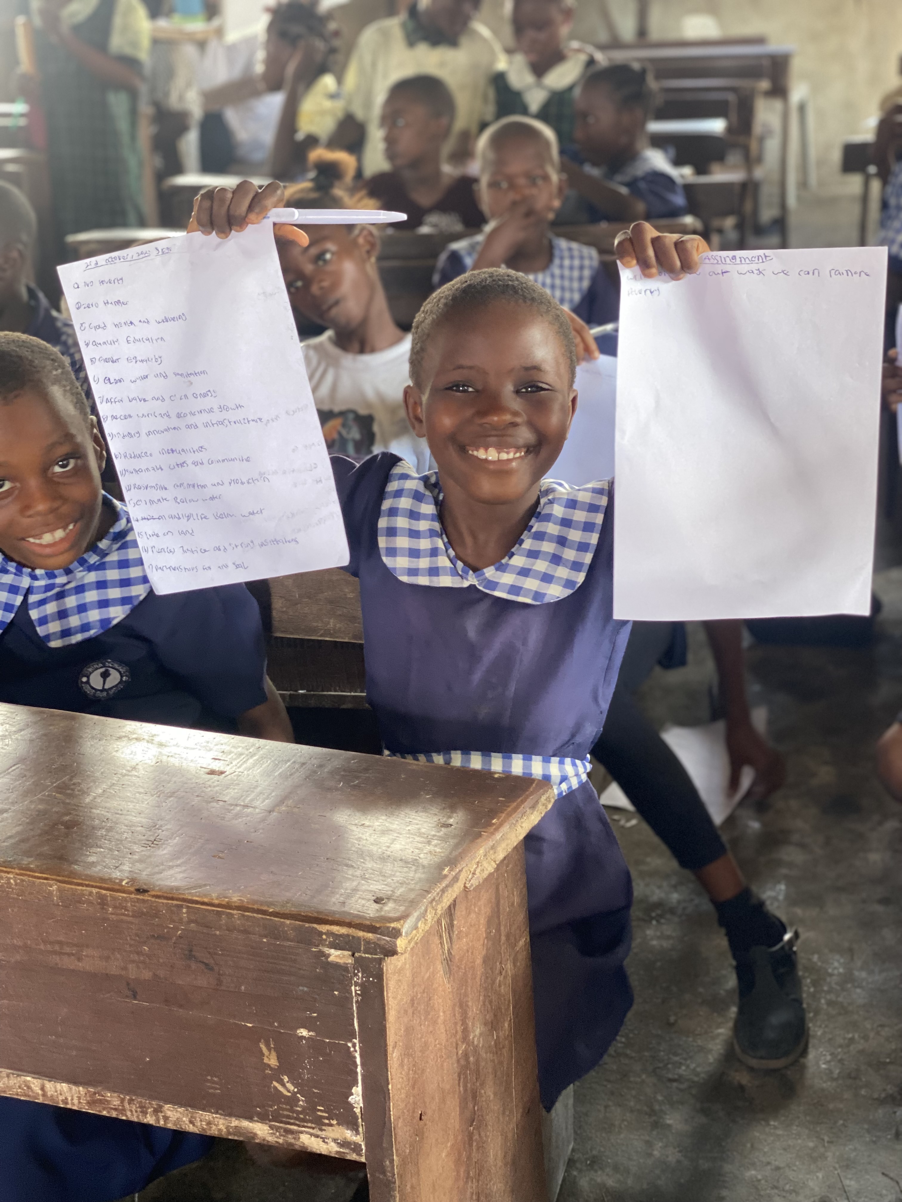 Amuzie Grace Teach4SDGs report